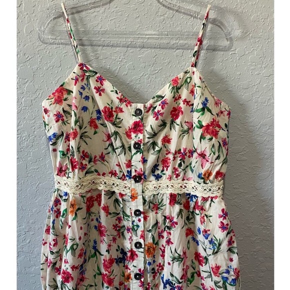 LOVERS + FRIENDS Lani Floral Midi Dress in Peony Floral sz M NWT - Picture 5 of 10